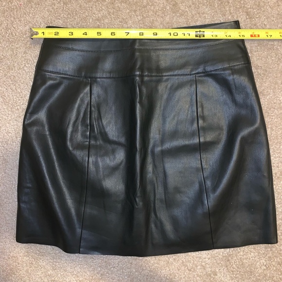 Express Faux Leather Mini Skirt - Picture 6 of 7